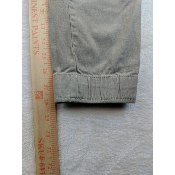 Burnside Cargo Drawstring Joggers Men's Large Khaki/Tan Pants Casual - Picture 4 of 11